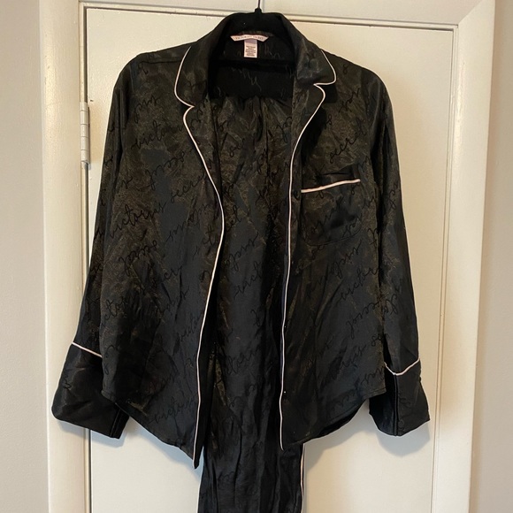 Victoria’s Secret satin pajamas. Small top. Medium bottoms. - Picture 2 of 10